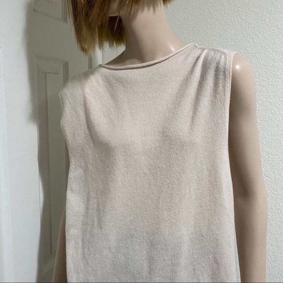 NWT Alexander McQueen Pale Pink Cashmere Cowl Neck Halter Back Sweater Size M - Picture 5 of 16